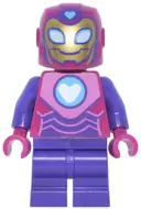 Minifigurka: SH1144:  Ironheart - Magenta Armor