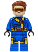 Minifigurka: SH1160:  Cyclops - Blue Outfit, Bright Light Orange Belts, Printed Legs