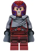 Minifigurka: SH1167:  Magneto - Dark Red Outfit, Flexible Rubber Cape