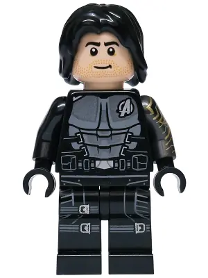 SH1173:  Winter Soldier (Bucky Barnes) - Black Hair, Printed Left Arm