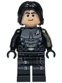 Minifigurka: SH1173:  Winter Soldier (Bucky Barnes) - Black Hair, Printed Left Arm