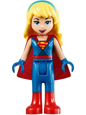 SHG011:  Supergirl - Blue Legs and Red Boots, Blue Gloves
