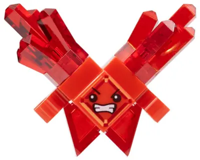 SHG017:  Kryptomite - Red, Large Crystals, Hands