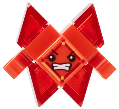 SHG018:  Kryptomite - Red, Small Crystals, Hands