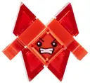Minifigurka: SHG018:  Kryptomite - Red, Small Crystals, Hands