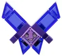 Minifigurka: SHG019:  Kryptomite - Purple, Medium Crystals, Hands