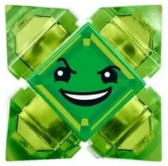 SHG022:  Kryptomite - Green, Small Crystals (Pyramids)