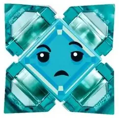 SHG023:  Kryptomite - Blue, Small Crystals