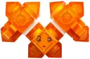 Minifigurka: SHG029:  Kryptomite - Orange, Large Crystals, Hands