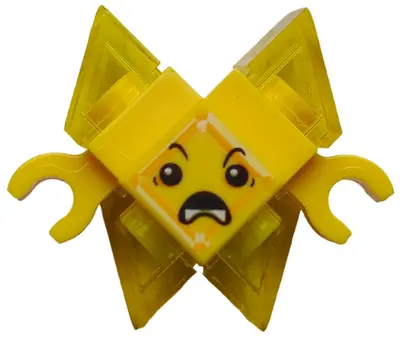 SHG030:  Kryptomite - Yellow, Small Crystals, Hands