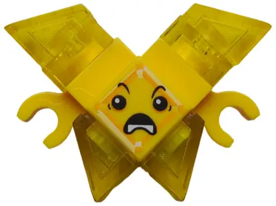 SHG031:  Kryptomite - Yellow, Medium Crystals, Hands