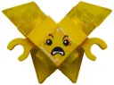 Minifigurka: SHG031:  Kryptomite - Yellow, Medium Crystals, Hands
