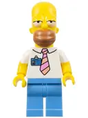 Minifigurka: SIM001:  Homer Simpson - Shirt with Tie and Badge