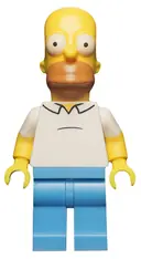 Minifigurka: SIM007:  Homer Simpson, The Simpsons, Series 1 (Minifigure Only without Stand and Accessories)