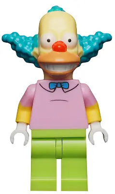 SIM014:  Krusty the Clown, The Simpsons, Series 1 (Minifigure Only without Stand and Accessories)
