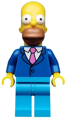 SIM028:  Date Night Homer, The Simpsons, Series 2 (Minifigure Only without Stand and Accessories)