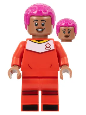 SOC156:  Asisat Oshoala - Red Soccer Uniform