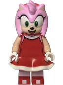Minifigurka: SON005:  Amy Rose - Red Dress