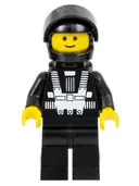 Minifigurka: SP001NEW:  Blacktron I - Reissue, Yellow Hands