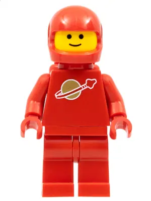 SP005NEW:  Classic Space - Red with Air Tanks and Motorcycle (Standard) Helmet (Reissue)