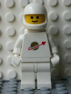 SP006NEW:  Classic Space - White with Air Tanks and Motorcycle (Standard) Helmet (Reissue)