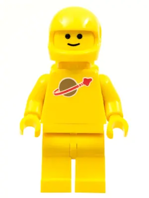 SP007NEW:  Classic Space - Yellow with Air Tanks and Motorcycle (Standard) Helmet (Reissue)