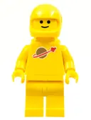 Minifigurka: SP007NEW:  Classic Space - Yellow with Air Tanks and Motorcycle (Standard) Helmet (Reissue)