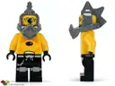 Minifigurka: SP100:  Space Police 3 Alien - Snake without Visor