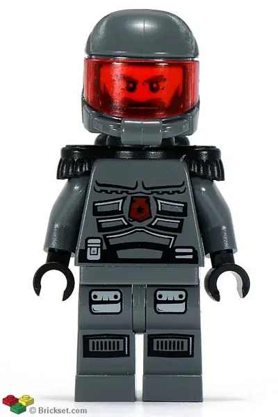 SP116:  Space Police 3 Officer 12 - Air Tanks, Epaulettes