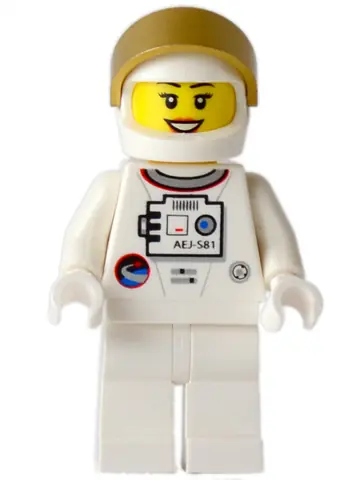 SP123:  Shuttle Astronaut - Female, Smile with Teeth