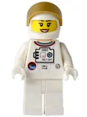 Minifigurka: SP123:  Shuttle Astronaut - Female, Smile with Teeth