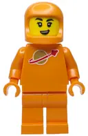 Minifigurka: SP142:  Classic Space - Orange without Air Tanks, Female