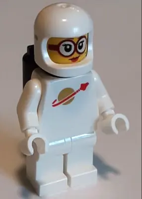 SP144:  Classic Space - White with Black Air Tanks, Female, Glasses