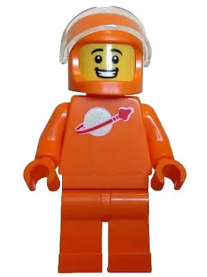 SP145:  Classic Space - Orange without Air Tanks, with Visor, Male
