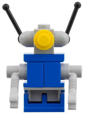 SP155:  Classic Space Droid - Light Bluish Gray and Blue with Yellow Eye and Light Bluish Gray Arms
