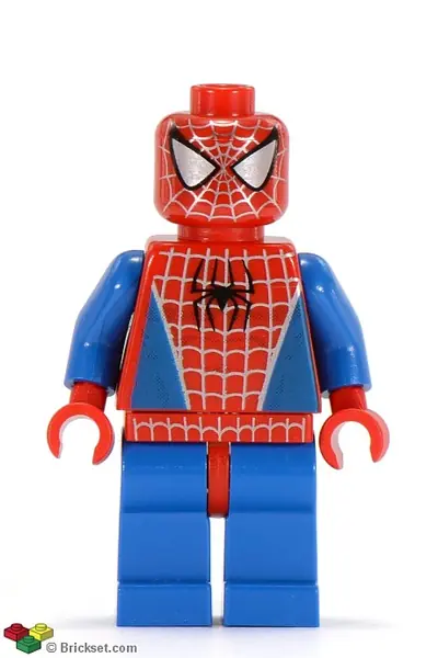 SPD001:  Spider-Man - Blue Arms and Legs, Silver Webbing