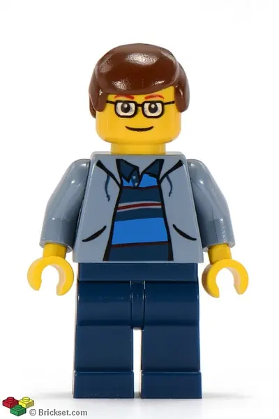 SPD007:  Peter Parker 2 - Sand Blue Jacket, Dark Blue Legs, Brown Male Hair