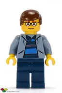Minifigurka: SPD007:  Peter Parker 2 - Sand Blue Jacket, Dark Blue Legs, Brown Male Hair