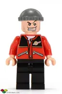 Minifigurka: SPD018:  Jewel Thief 1, Red Torso w/ Space Logo, Black Legs