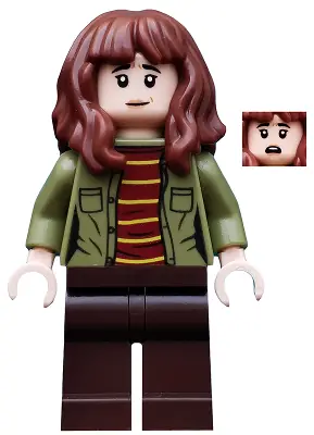 ST002:  Joyce Byers - Sand Green Jacket, Dark Brown Legs