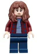 Minifigurka: ST023:  Joyce Byers - Dark Red Plaid Flannel Shirt, Dark Blue Legs