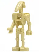 Minifigurka: SW0001B:  Battle Droid - Tan, Angled Arms