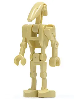 SW0001C:  Battle Droid - Tan, Angled Arm and Straight Arm