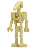 Minifigurka: SW0001C:  Battle Droid - Tan, Angled Arm and Straight Arm