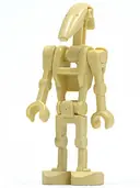 Minifigurka: SW0001D:  Battle Droid - Tan, Straight Arms