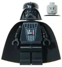 Minifigurka: SW0004:  Darth Vader - Light Gray Head, Dark Gray Torso Armor with Silver Chest Panel