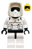 Minifigurka: SW0005:  Imperial Scout Trooper - Yellow Head, Dark Gray Torso Print