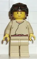 Minifigurka: SW0007:  Anakin Skywalker (Brown Aviator Cap)
