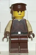 Minifigurka: SW0022:  Naboo Security Officer - Brown Uniform, Yellow Head, Police Hat