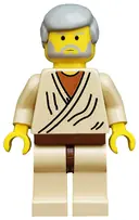 Minifigurka: SW0023:  Obi-Wan Kenobi - Old, Yellow Head, Light Gray Hair